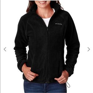 black columbia fleece jacket women's